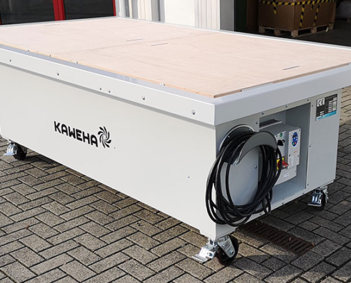 Mobiler Arbeitstisch AKPF MA/MW mit integrierter Aktivkohle- Filtration