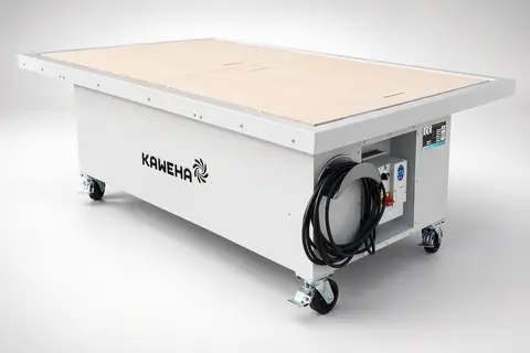 KAWEHA AKPF AM/MW, mobiler Arbeitstisch mit Aktivkohle-Filtration
