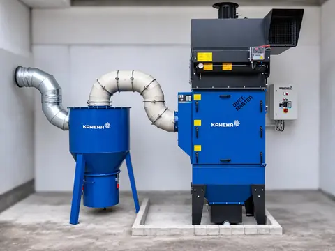 KAWEHA Dustmaster Filteranlage mit Zyklon-Vorabscheider